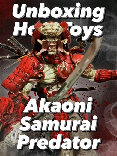 ¡Unboxing y review completa del Akaoni Samurai Predator de Hot Toys! 🔥 Esta impresionante figura 1/6 scale del Samurai Predator (versión Akaoni Special Edition) de Alien vs. Predator es una locura de detalle: armadura roja estilo Akazonae, máscara bio roja, mandíbulas intercambiables, pintura élite por Takayuki Takeya y Yuji Oniki, y accesorios brutales. ¿Vale la pena los $400 USD que cuesta? En este video vemos cada detalle, articulaciones, calidad de pintura, luces LED (si aplica en tu versió