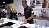 Gino D’Acampo signs books during Taste Of Dubai 2026 at Dubai Media...