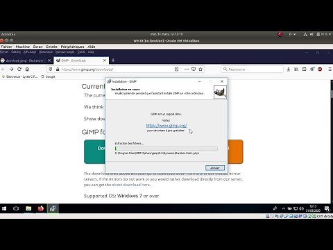 Tuto vidéo : Installer The Gimp sur Windows 10