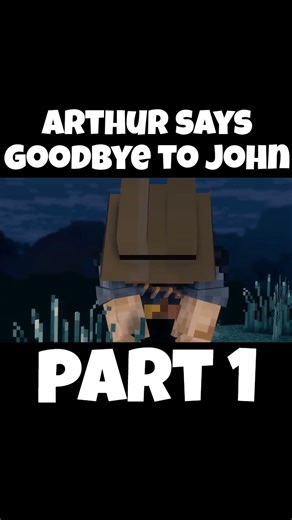 Arthur Says His Final Goodbye to John, but as a Minecraft Animation Part 1 #shorts #animation #rdr2