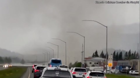 Watch: Gustnado caught on video in Alaska