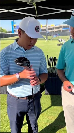 So excited about getting fitted with my new Titleist TSR driver