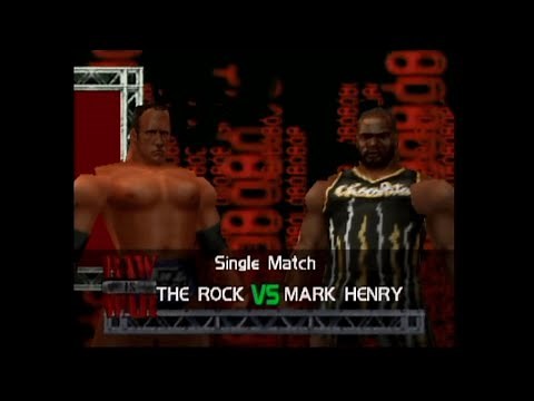 WWF No Mercy - The Rock vs. Mark Henry (N64)