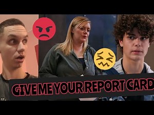 Kid WON'T SHOW MOM Report Card, What Happens Is Shocking (Dhar Mann) REACTION!