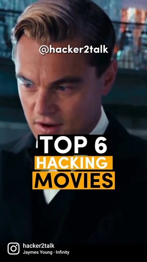 𝗛𝗮𝗰𝗸𝗲𝗿𝟮𝗧𝗮𝗹𝗸 | 𝗖𝗼𝗻𝘁𝗲𝗻𝘁 𝗖𝗿𝗲𝗮𝘁𝗼𝗿 on Instagram: "Top 6 Hacking Movies ✨ 1. Mr. Robot 2. Blackhat 3. Citizen Four 4. The Fifth Estate 5. The Matrix 6. Hackers 1995 . . . . . . Hashtags:- #hackers #hacking #hacker #ethicalhacking #ethicalhackers #cybersecurity #cybersec #infosec #malware #movies #mrrobot"