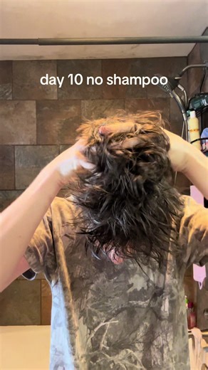 day 10 no shampoo on straight hair #fyp #foryoupage #noshampoo #noshampoochallenge #fypviral