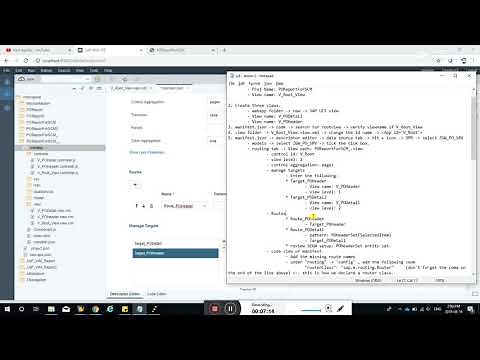 SAP + UI5 + Routing and Navigation