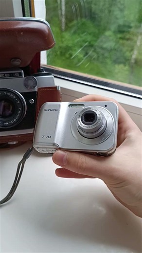 📸Olympus T-10 Silver 10.0MP Digital Camera Digicam Y2K CCD Compact 2000s Retro Vintage Review