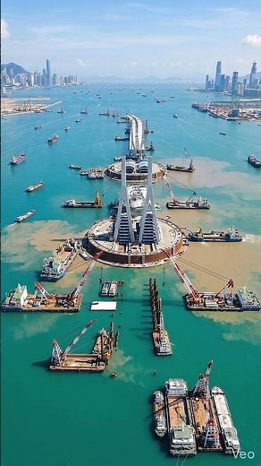 World's Longest Sea Bridge Built From Scratch—HongKong Zhuhai Macau Bridge FullConstructionTimelapse