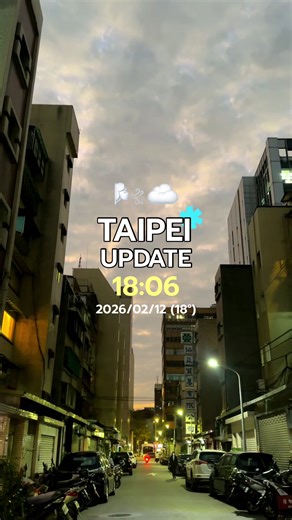 Taipei Weather Update - 18:06