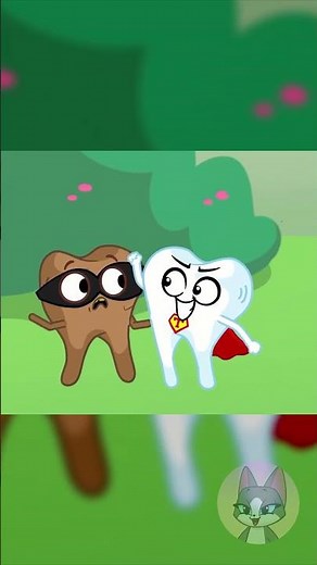 Good VS Bad Teeth | Brush Your Teeth | Best Kids Cartoons and Stories | Purr-Purr