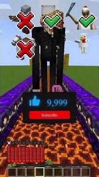 Can Slender man Escape Magma Floor in Minecraft 🥰💀 #minecraft