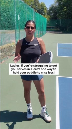 Pickleball 101 continental grip for the serve