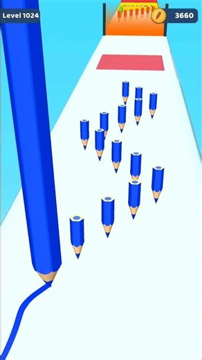 Pencil Run Gameplay| Level-1024 #shorts #pencilgame ‪@CrossbowPsk2.0‬