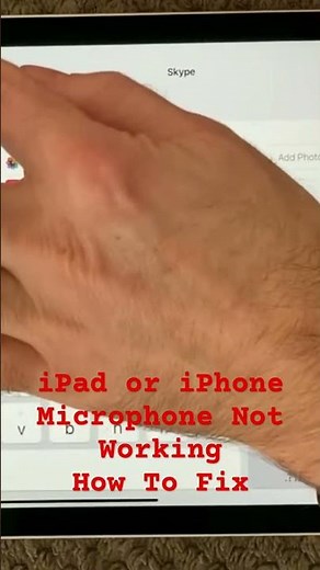 iPad or iPhone Microphone Not Working How To Fix #ipad #microphone #howto #fix #help #tricks #iphone