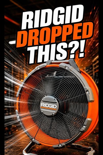RIDGID Just Dropped the COOLEST Jobsite Fan Yet?! 🌪️🔥