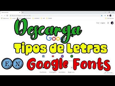 COMO DESCARGAR E INSTALAR TIPOS DE LETRAS DE GOOGLE FONTS / DESCARGA RÁPIDO FUENTES EN GOOGLE FONTS
