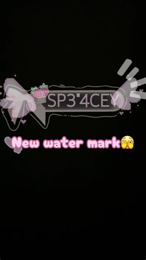 New watermark🫣🫣