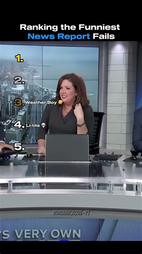 Ranking the Funniest News Report Fails