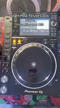 Learn How To DJ with CDJs: How To Format Your USB #pioneerdj #beginnerdj