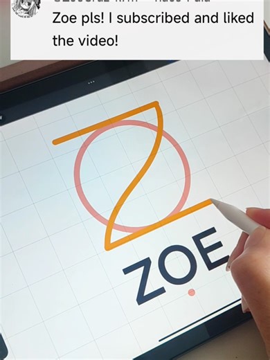 Pide tu nombre, logo Zoe #tattooideas #monogram #namelogo #logoname #logo