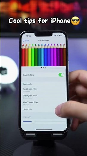 How to change your screen color?iphone iphonetricks apple... #Shorts #techman1231