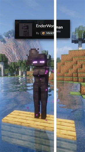 These Enderman Mods Are Insane 👀 #minecraft
