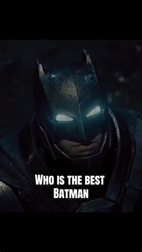 Who is the best Batman ?#movie #superhero #batman #acting #performance