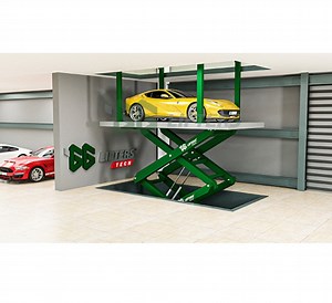 [Hot Item] Hydraulic Scissor Car Lift for Pit Underground Garage Car Storage Parking Equipment