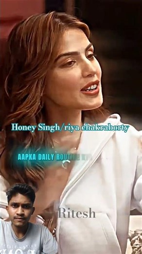 😆 riya chakraborty discussion to honey Singh 🔥💓 podcast scene 😄 #honeysingh #shortsfeed#millionviews