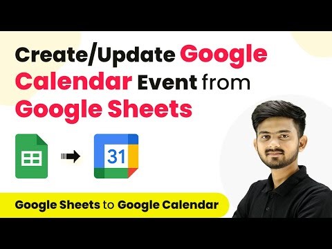 How to Create/Update Google Calendar Event from Google Sheets