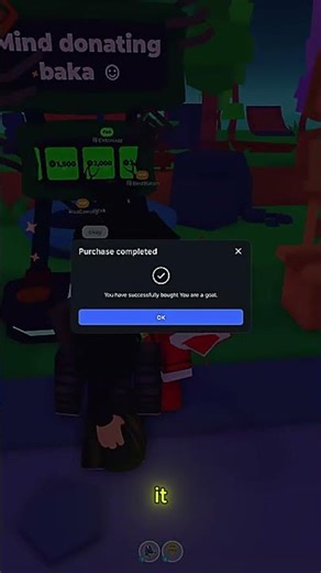 I Donated 1.5k Robux To My Friend!