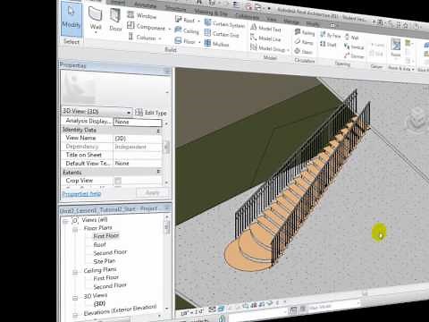 Revit Architecture - Editing Stairs