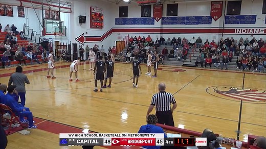 🚨WILD ENDING🚨 Capital overcomes a 16 point first-half deficit to snap Bridgeport’s 25 game winning streak, 49-47 | MetroNews Sports