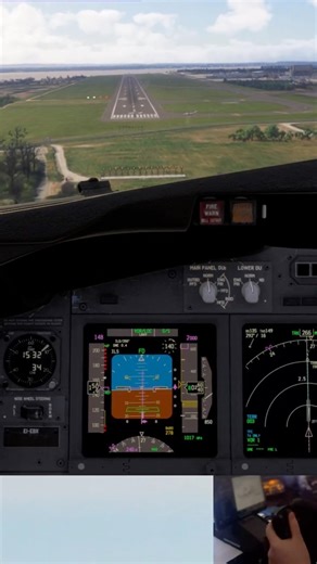 Ryanair 737 landing into Liverpool #aviation #flightsimulator #msfs #msfs2024 #vatsim #boeing