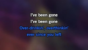 Karaoke Gone - Dierks Bentley - CDG, MP4, KFN - Karaoke Version