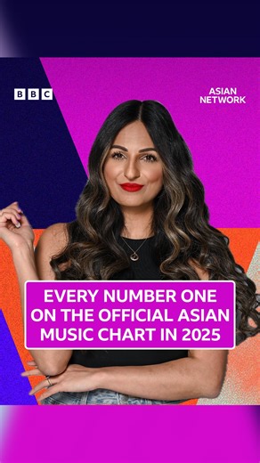 Here’s every single number one on the Official Asian Music Chart from 2025 🔥👏🏽 Listen back to the Official Asian Music Chart of the Year with @nayhaofficial on @bbcsounds 🎧 | BBC Asian Network