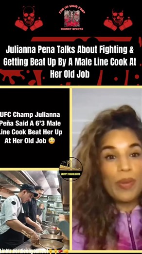 Die On Your Feet Boxing And Combat Sports on Instagram: "Julianna Pena Talks About Fighting & Getting Beat Up By A Male Line Cook At Her Old Job Follow @die_on_your_feet for the best 🥊👊🤼‍♀🥋Combat Sports #ufcfighter #ufcgirls #mmaworld"