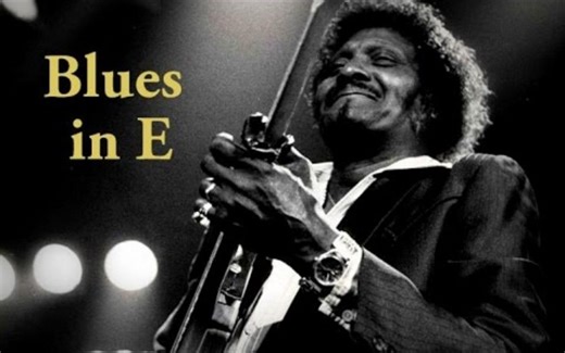 [Texas Blues] Albert Collins Style 德州蓝调 吉他即兴伴奏 in E 122 bpm