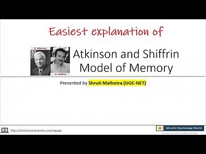 Atkinson Shiffrin Model