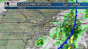 4.2K views · 24 reactions | Radar shows the line of showers and storms are now reaching Waterloo. This line will be moving in tonight and could bring brief heavy downpours, small hail and frequent lightning. | KWQC TV6 News | Facebook