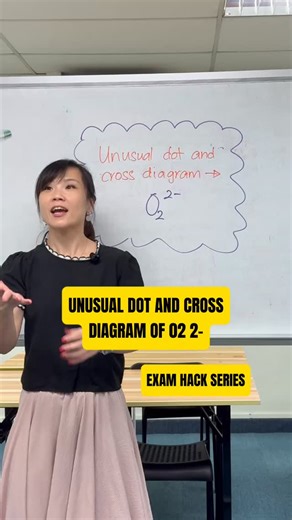 Bright Culture | Science and Maths Tuition on Instagram: "How to draw a common exam unusual dot and cross diagram!"