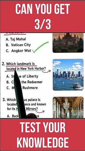 Iconic Landmarks Challenge #shorts