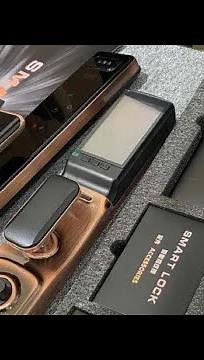 install smart Door Lock 3d face in door