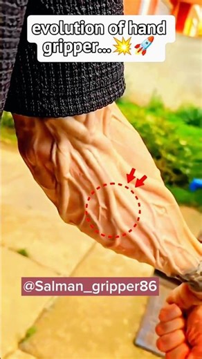evolution of hand gripper...⚡🚀 #handgripper #forearms #veins #gripstrength