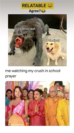 “School life hits hard 😂.” #funnymemes​ #schoollife​ #crush​ #viralmemes​ #funny​ #tmkoc​