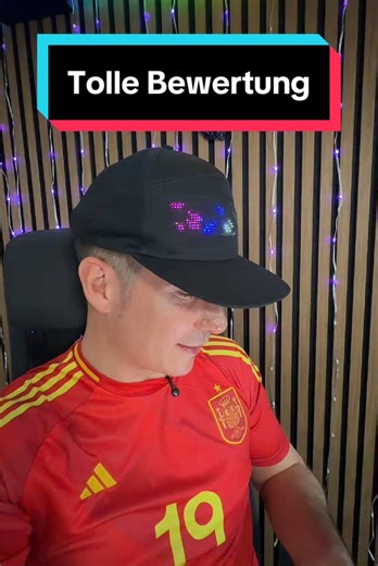 Entdecke die programmierbare LED Kappe für Partys!