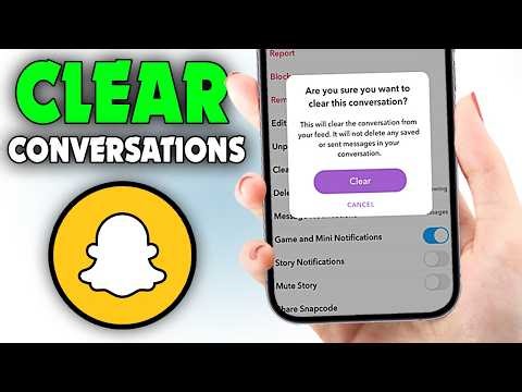 How to Clear Snapchat Conversations All at Once (2026)