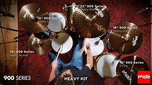900 Series Regular vs. 900 Series Heavy This video shows you the comparison between 900 Series "Regular" and 900 Series "Heavy" Cymbals. Overall, the 900 Series covers a wide range of sounds and they are extremely versatile. The following two sets are featured in this video: 14" 900 Series Hi-Hat 16" 900 Series Crash 22" 900 Series Ride 18" 900 Series Crash 18" 900 Series China 14" 900 Series Heavy Hi-Hat 16" 900 Series Heavy Crash 22" 900 Series Heavy Ride 18" 900 Series Heavy Crash 18" 900 Ser