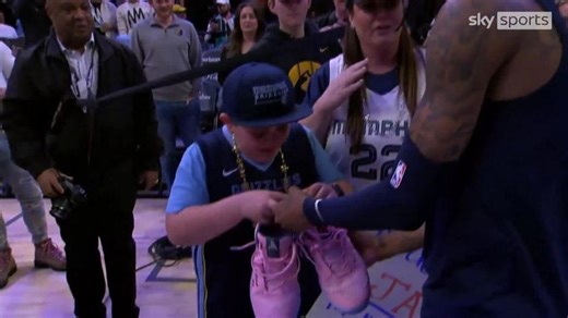 Ja Morant gifts young fan pair of his signature Nike 'Ja 1' shoes